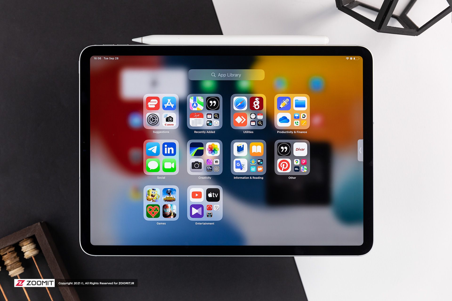 iPadOS 15 - کتابخانه برنامه ها