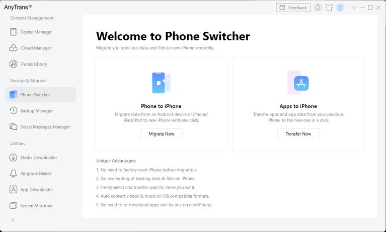 انتقال داده ها از Android به iPhone 13