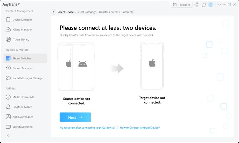 انتقال داده ها از Android به iPhone 13