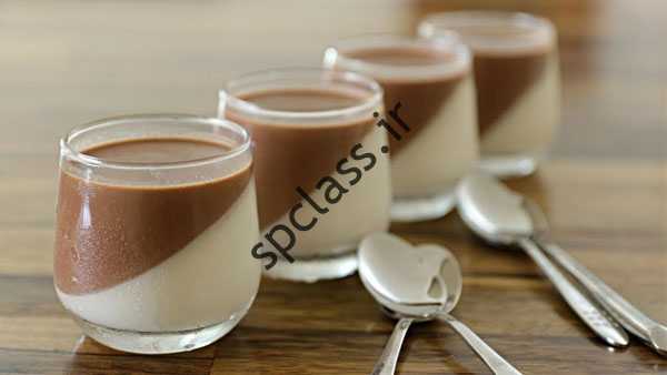 همین چند روز پیش است دسر دو رنگ